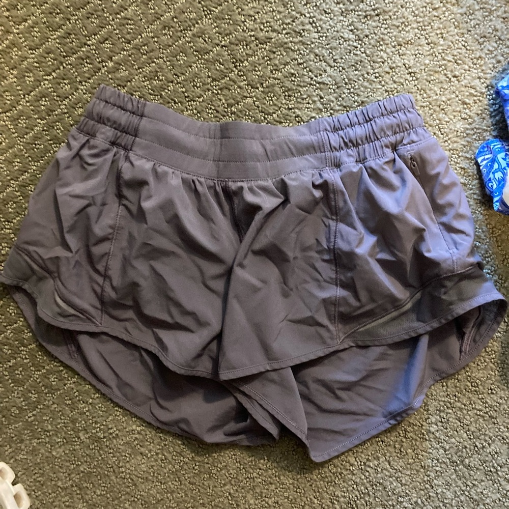 Purple size 6 lululemon shorts